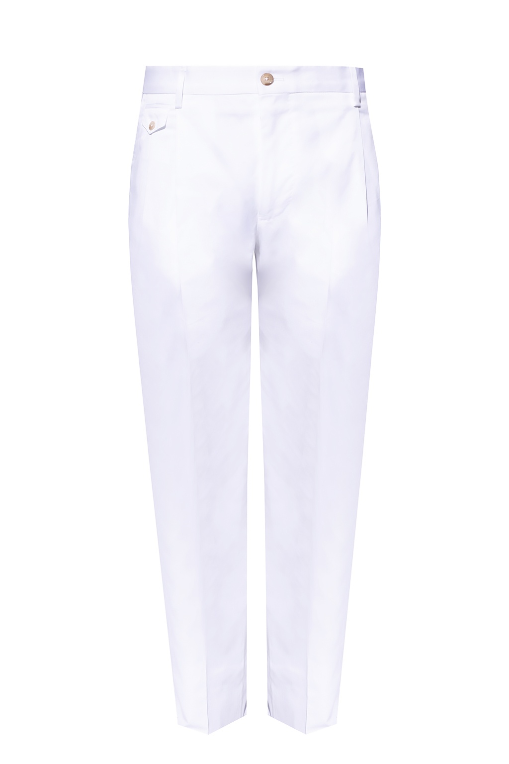 Dolce & Gabbana Pleat-front trousers with logo